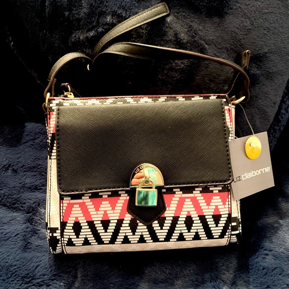 Liz Claiborne NWT LC Janet Crossbody Mayan Temple Red - Picture 1 of 10